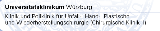 Header der Klinik und Poliklinik für Unfall-, Hand-, Plastische und Wiederherstellungschirurgie