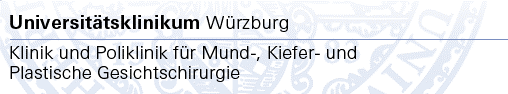 Header der Klinik und Poliklinik für Mund-, Kiefer- und Plastische Gesichtschirurgie