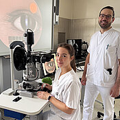 Privatdozent Dr. Andreas Berlin, Oberarzt in der Würzburger Augenklinik, hat sich für die Anschaffung der Eyesi®-Simulatoren eingesetzt und bringt damit die Lehre und Ausbildung in der Augenheilkunde am UKW auf Top-Niveau.