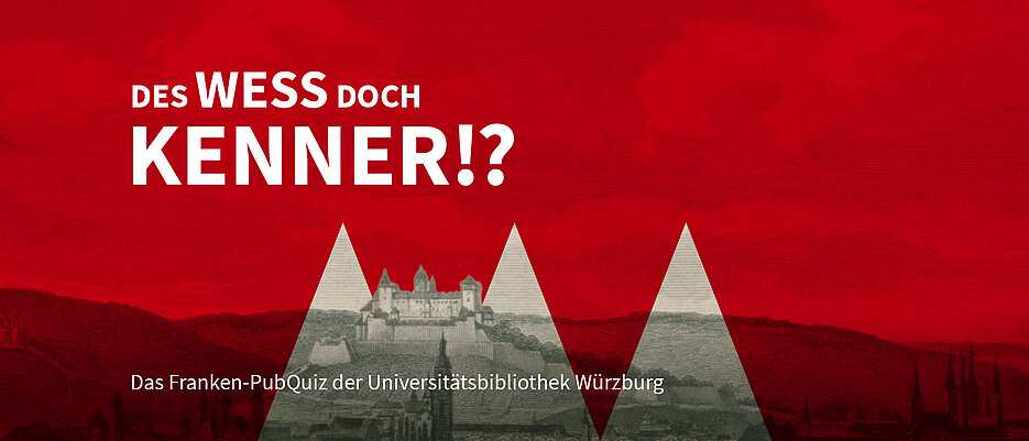 „Des wess doch kenner!?“ – unter diesem Titel kann am 13. Oktober in der UB wieder gemeinsam gerätselt werden. 