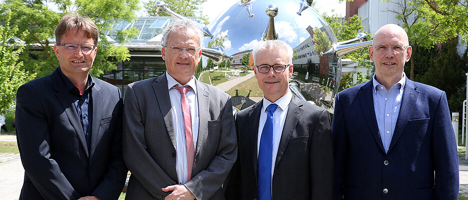 Das geschäftsführende Direktorium der Allianz „CCC WERA“ (v. l.): Tobias Pukrop, Ralf Bargou, Martin Trepel und Matthias Beckmann. 