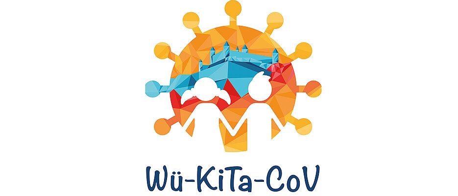 Das Logo der Würzburger Kindergarten-Corona-Studie Wü-KiTa-CoV.