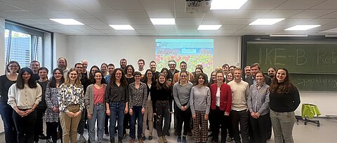 Gruppenbild vom Frühjahrsretreat beim IKE-B 2023