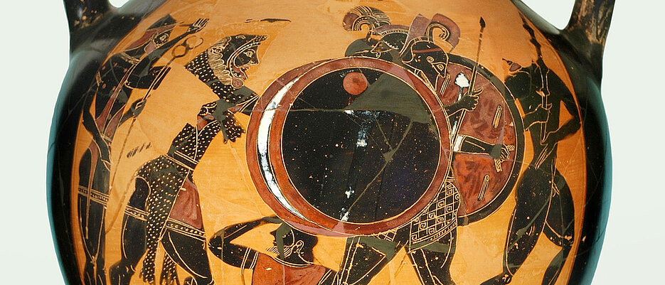 Vom Motiv auf der Vase zum interaktiven Spiel: Im Herakles-Game begeben sich Interessierte auf die Spuren des griechischen Halbgottes.