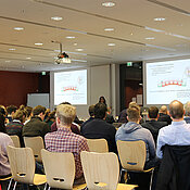 The audience listening to Dr. Fernández-Sáiz' talk