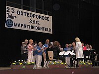 Chor bei der Feier 25 Jahre Osteoporose Selbsthilfegruppe Marktheidenfeld