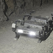 Der Scout Rover des DLR im Einsatz.