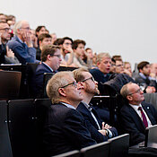 The audience during Prof. Riddell's talk